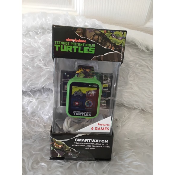 Nickelodeon Teenage Mutant Ninja Turtles Smartwatch w Interactive Touchscreen - Picture 1 of 6